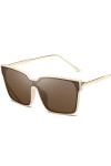 U/N Lunettes de Soleil Hommes Femmes Mode Grand Cadre Lunettes de Soleil Vintage Conduite Lunettes Homme Femme prsonality Lun