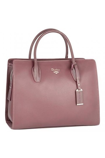 David Jones - Grand Sac à Main Femme - Cabas Fourre-Tout Cuir PU - Sac Multi Poche Plusieurs Compartiments Porté Epaule Bando