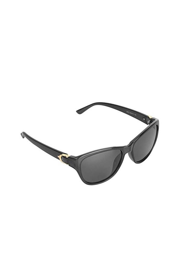 SALALIS Lunettes de Soleil polarisées, Lunettes de Soleil Vintage Confortables pour Femmes avec boîte à Fermeture éclair pour