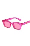 HWRHWR Lunettes de Soleil carrées Femme Petite Monture Femme Couleurs Bonbon œil de Chat
