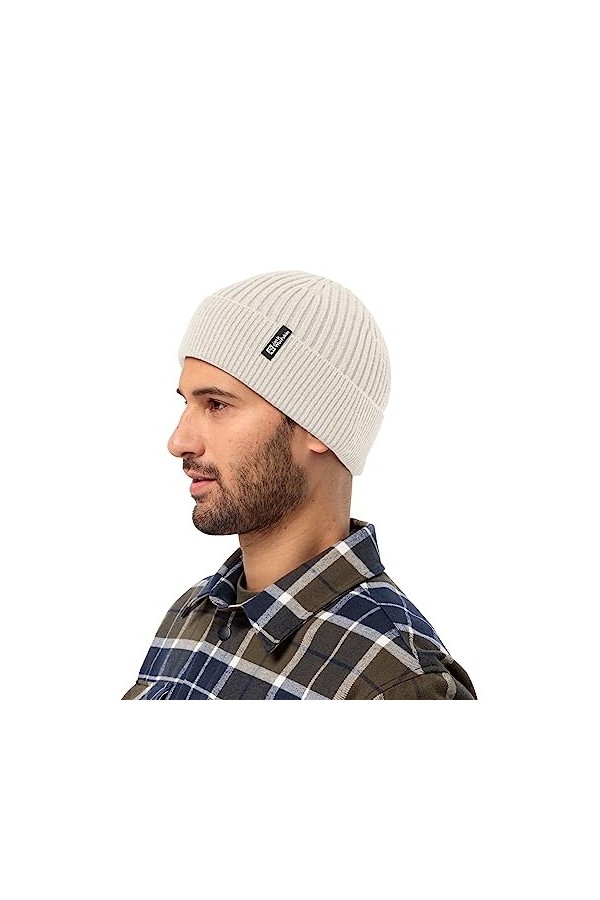 Jack Wolfskin Cosy Beanie Bonnet Mixte, Cotton White, Taille Unique