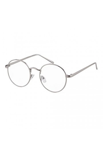ADEWU rétro lunettes de lecture rondes lunettes de soleil avec cadre en métal mince pour hommes femmes A - Or cadre + Gris