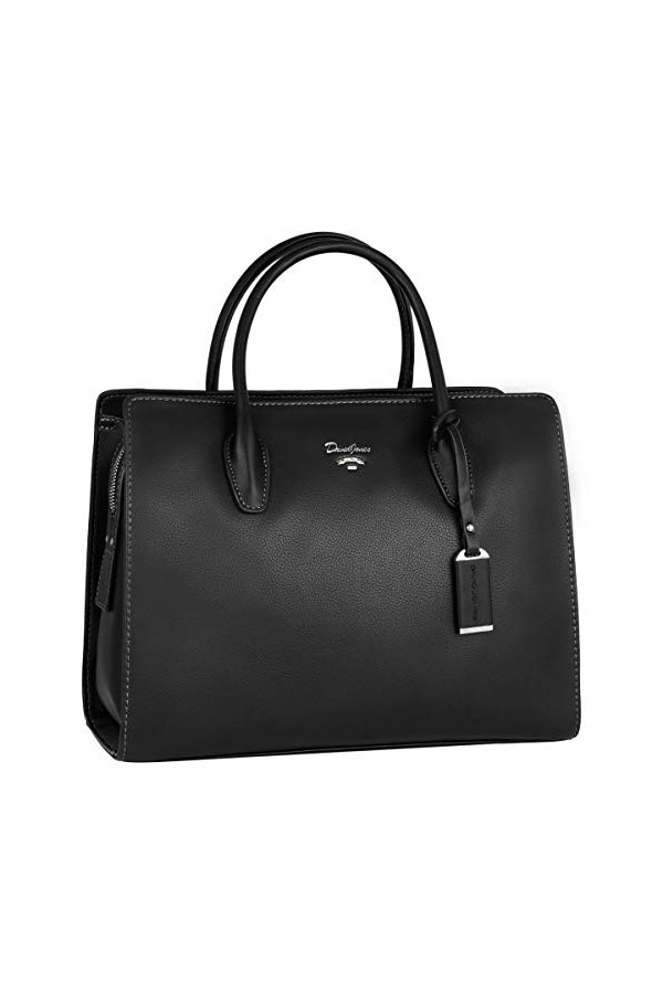 David Jones - Grand Sac à Main Femme - Cabas Fourre-Tout Cuir PU - Sac Multi Poche Plusieurs Compartiments Porté Epaule Bando