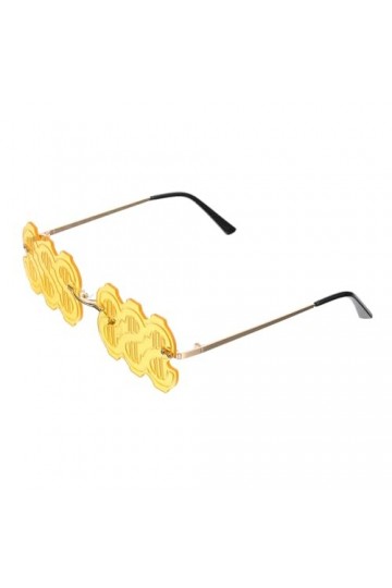 SHERCHPRY Lunettes Drôles Avec Signe Dollar Lunettes De Soleil Pour Femmes Lunettes De Soleil De Fête Dhalloween Lunettes En