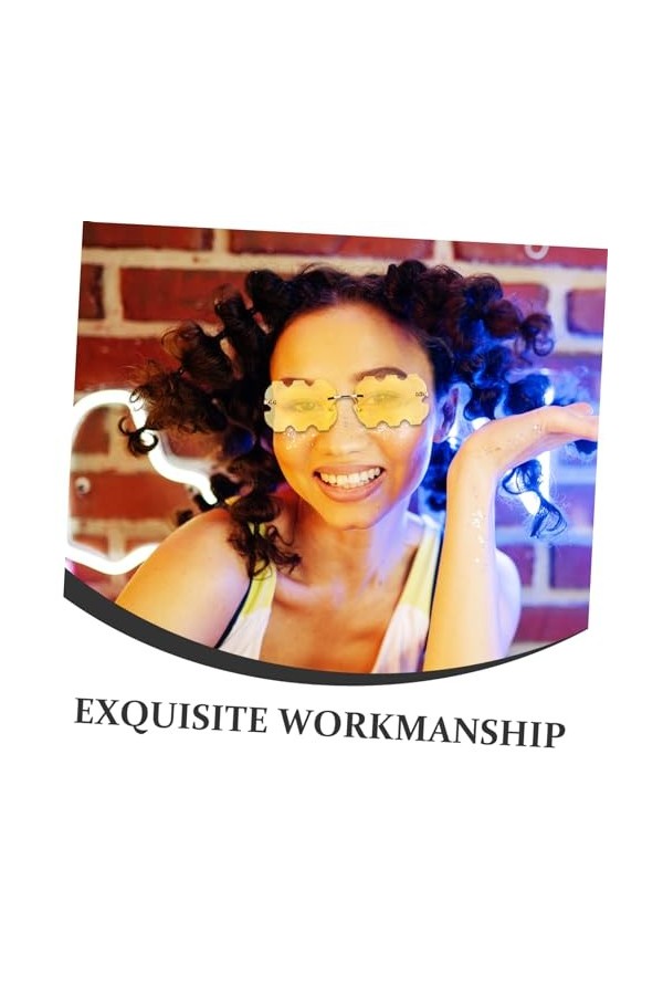 SHERCHPRY Lunettes Drôles Avec Signe Dollar Lunettes De Soleil Pour Femmes Lunettes De Soleil De Fête Dhalloween Lunettes En