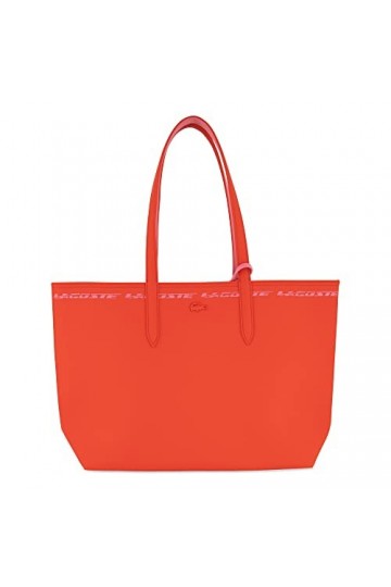 Lacoste Sac Cabas Réversible Anna Seasonal Femme Corrida Reseda