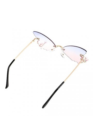 Didiseaon 1 Paire De Lunettes De Soleil À La Mode Lunettes De Soleil PC Papillon Lunettes De Soleil Disco Party Lunettes Lune