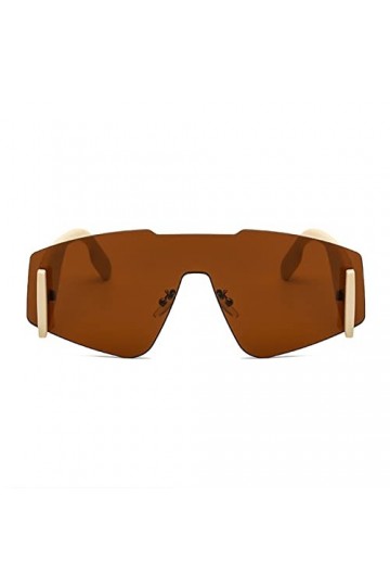 Dorjuli Y2K Punk Lunettes de soleil tendance surdimensionnées Lunettes de soleil rondes classiques Lunettes de soleil amusant