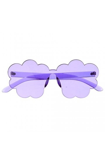 STOBOK Lunettes Sans Monture à Fleurs Lunettes De Soleil De Mode Pour Femmes Lunettes De Soleil Pour Femmes Lunettes De Solei
