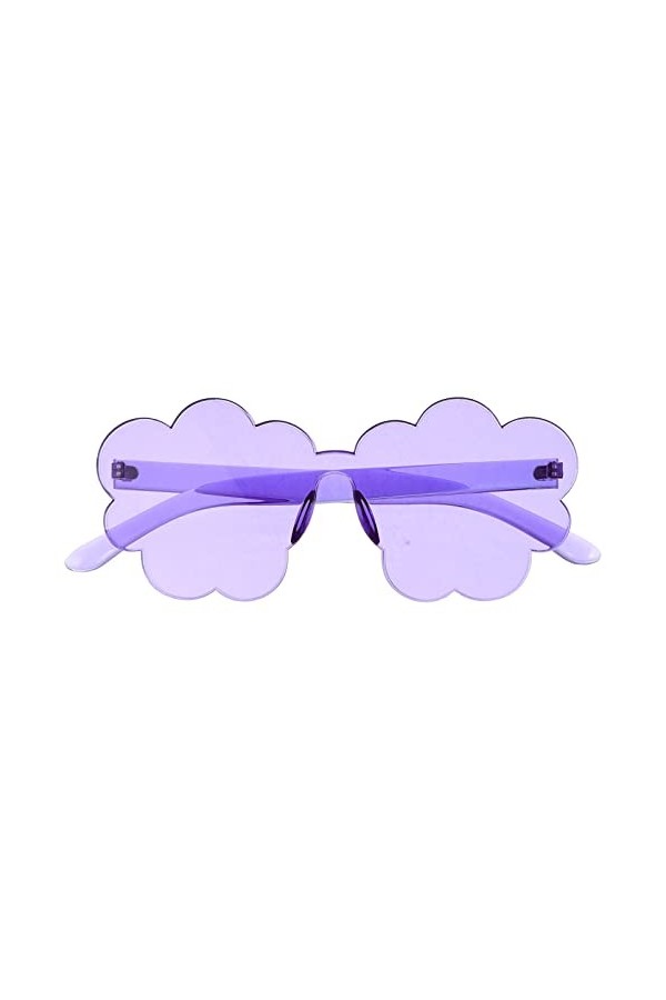 STOBOK Lunettes Sans Monture à Fleurs Lunettes De Soleil De Mode Pour Femmes Lunettes De Soleil Pour Femmes Lunettes De Solei