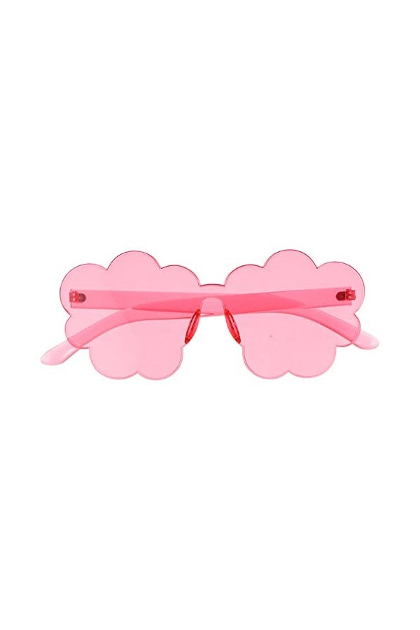 STOBOK Lunettes Sans Monture à Fleurs Lunettes De Soleil De Mode Pour Femmes Lunettes De Soleil Pour Femmes Lunettes De Solei