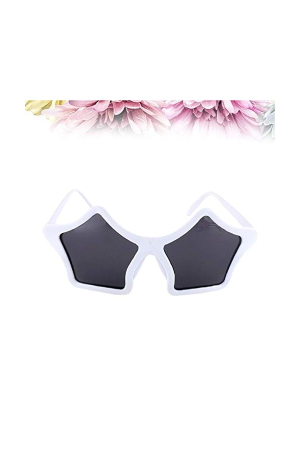 VALICLUD 1 Pcs Lunettes De Soleil Rondes Pour Femmes Cadeaux De Filles Lunettes Étoiles Lunettes De Soleil Amusantes Lunettes