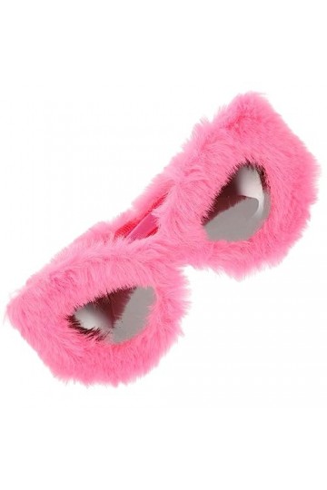 GALPADA Lunettes En Peluche Lunettes De Soleil En Peluche De Fête Lunettes De Soleil Tendance Pour Femmes Lunettes De Soleil 