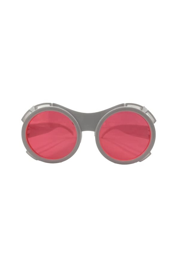 Lunettes de soleil blanc noir avec verres au design de Willy Wonka pour déguisements de film, Halloween et carnaval, blanc, T