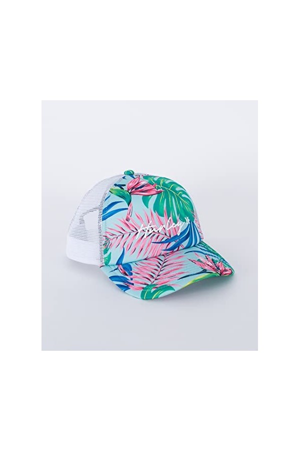 Hurley W Icon Script Trucker Bonnet, Celestial Teal, Taille Unique Femme