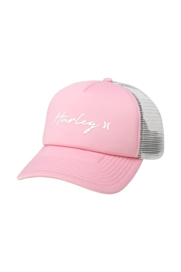 Hurley W Icon Script Trucker Bonnet, Celestial Teal, Taille Unique Femme