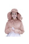 TINAYAUE Chapeau de soleil dété pour femme - Avec protection de la nuque - Respirant - Avec voile - Confortable - Pour la pê