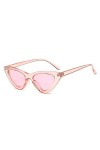 BOUACOUA Œil de Chat Lunettes de Soleil pour Femmes Protection UV400 Retro Vintage Cat Eye Sunglasses