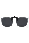 LJCZKA Clip Lunettes de Soleil Polarisées Homme Femme, Lunettes de Soleil Polarisées à Clipser Lunettes de Vue Polarisante Pr