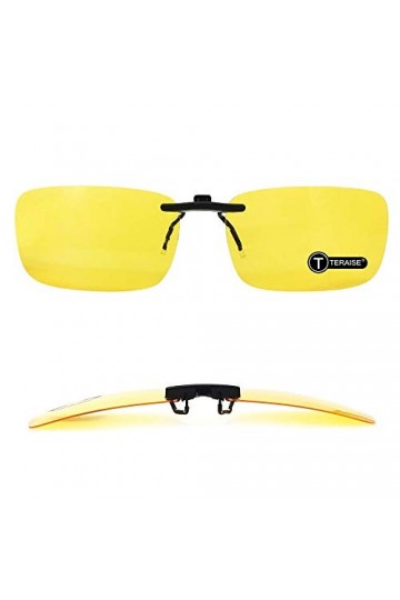 TERAISE Lunettes De Soleil Polarisées Clip Lunettes Anti - Éblouissement Uv400 Pour Hommes Femmes Conduite Voyage Outdoor Spo