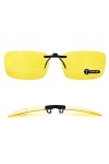 TERAISE Lunettes De Soleil Polarisées Clip Lunettes Anti - Éblouissement Uv400 Pour Hommes Femmes Conduite Voyage Outdoor Spo