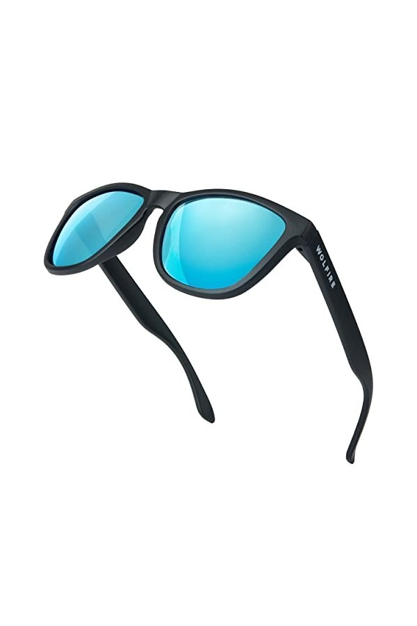 WOLFIRE WF lunettes de soleil homme polarisées, lunette de soleil femme | lunettes polarisées avec filtre UV 400 100% de prot