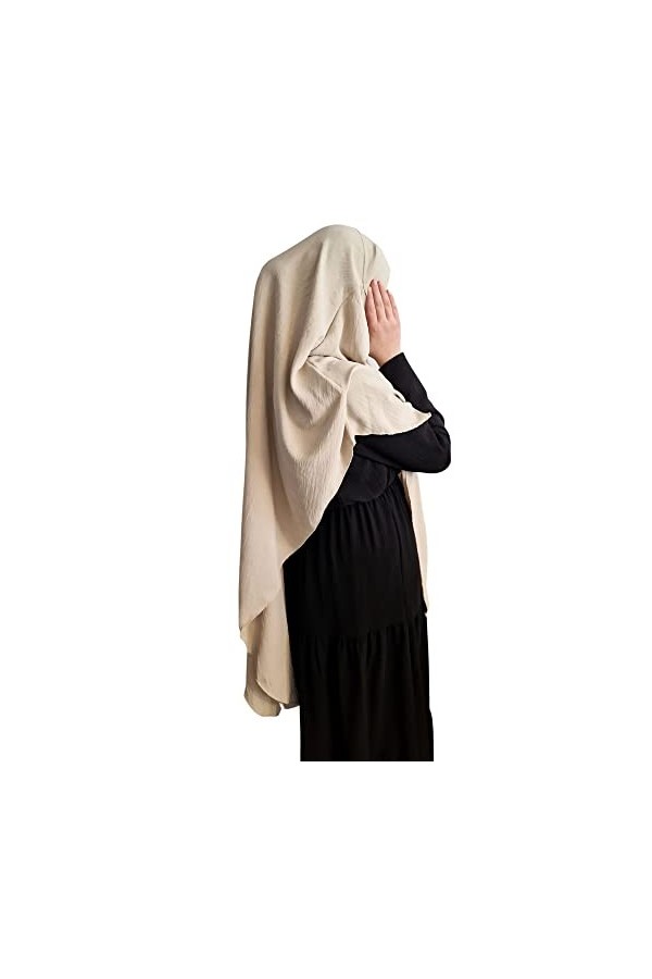 Bonnet tube Criss Cross Hijab Bandana HeadScarf Bone Under HeadScarf Viscose Stretch Hair Cover Musulman - Rose - taille uniq