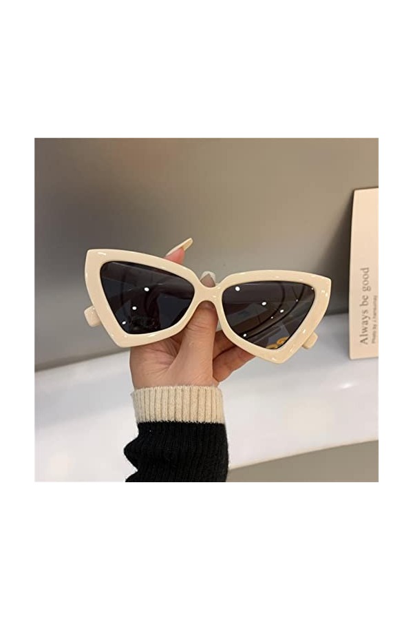 CSRP Nouvelle Mode Oeil de Chat Lunettes de Soleil à la Mode Femme Lunettes de Luxe Marque Designer Populaire Femmes voyagean