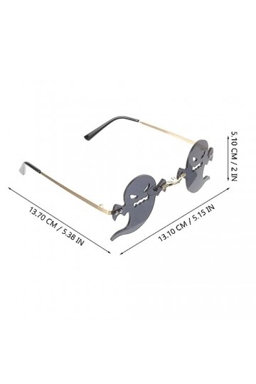 CALLARON 1 Paire Lunettes De Soleil Citrouille Lunettes De Soleil Cosplay Halloween Lunettes Sans Monture Lunettes De Soleil 