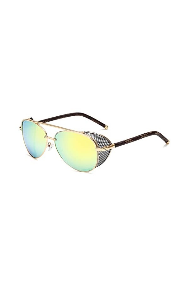 CSRP Classique Gothique Steampunk Lunettes De Soleil Marque Design Hommes Femmes Vintage Punk Lunettes De Soleil Rondes-10