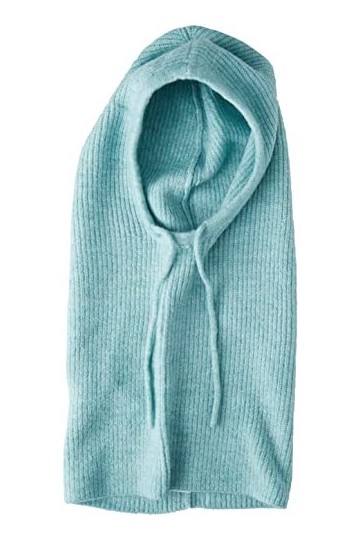 TOM TAILOR Denim 1034342 Capuche Tricotée Femme ,30564 - Reef Blue Melange ,ONESIZE