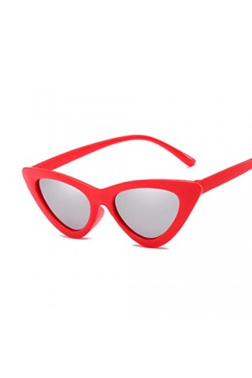 Mignon Sexy Vintage Cat Eye Lunettes de Soleil Femme Petit Noir Blanc Triangle Rétro Dames Soleil Lunettes Léopard Femme