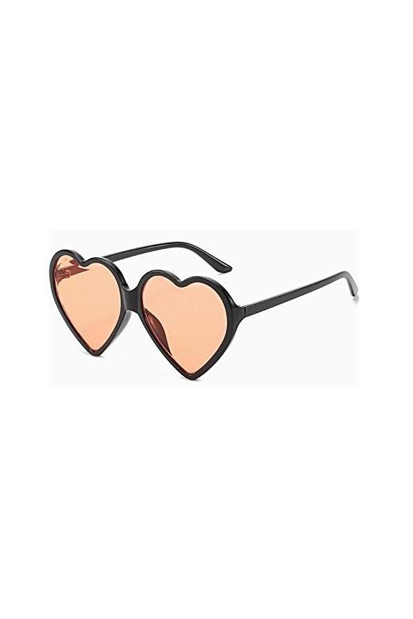 U/N Lunettes de Soleil Coeur damour pour Femmes Lunettes de Soleil Noires Vintage de Luxe Lunettes de Soleil féminines-1