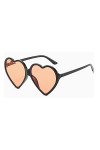 U/N Lunettes de Soleil Coeur damour pour Femmes Lunettes de Soleil Noires Vintage de Luxe Lunettes de Soleil féminines-1