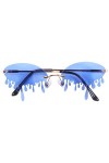 GANAZONO 1 Pc Lunettes De Soleil Vintage pour Femmes Lunettes De Soleil Fondantes Lunettes De Soleil De Vacances Goutte Lunet