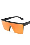 Lunettes de Soleil carrées surdimensionnées Hommes Vintage Grande Monture Femmes Lunettes de Soleil Mode Miroir Ombres pour F