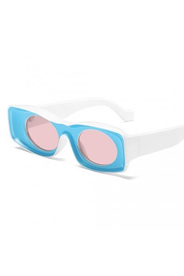 CSRP Lunettes de Soleil carrées Punk Femmes Marque de Luxe Lunettes de Soleil Vintage Femmes Marque Lunettes Femmes Mode-blue