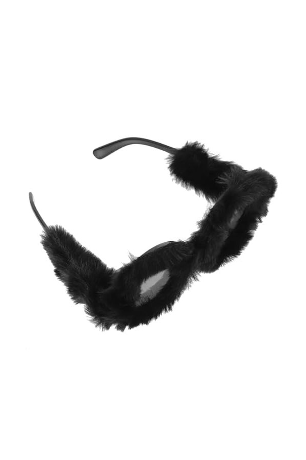 NOLITOY Lunettes De Soleil Drôles Femmes Lunettes De Soleil En Peluche Lunettes Photo Prop Mascarade Lunettes Lunettes Génial