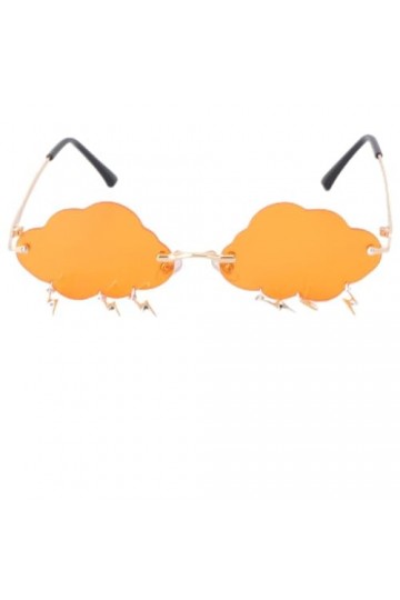 Didiseaon 1 Paire Lunettes De Soleil Nuage Lunettes De Soleil Sans Monture Lunettes De Soleil Hippie Lunettes Sans Monture Lu