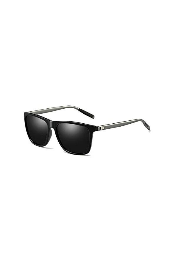 Huicai Lunettes pour hommes et femmes lunettes de soleil rétro polarisées Lunettes de vue UV400