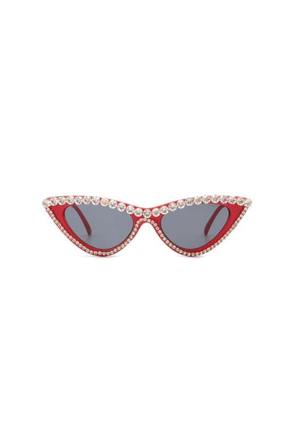 AOOOWER Cat Eye Lunettes de soleil pour adolescentes Filles Cadre de fête Verres Style amusant Mode Tendance Carnaval Décorat