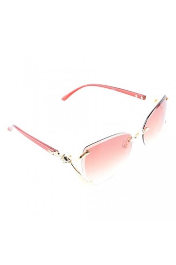 Alomejor Lunettes de Soleil Femmes dégradé de Couleur Empêcher Le Glissement à la Mode Dame Lunettes de Soleil avec Lentille 