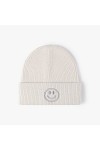 HIHELO Bonnets et bonnets pour femme - Automne et hiver - Motif smiley - Bonnet tricoté pour couple