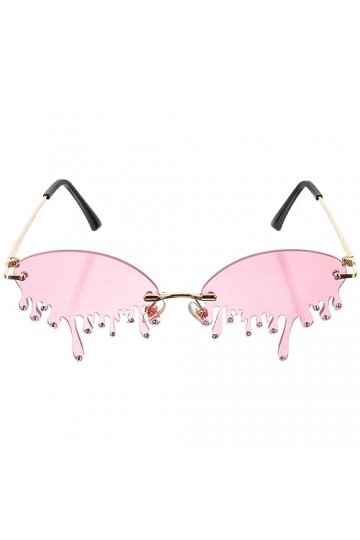 TENDYCOCO Lunettes De Soleil Drôles Lunettes Cool Lunettes De Noël En Forme De Larme Lunettes En Forme De Larme Pour Femme Lu