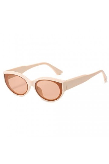 HWRHWR Personnalité Cat Eye Lunettes de Soleil Femmes Vintage Bonbons Couleurs Femme Dames Hip Hop