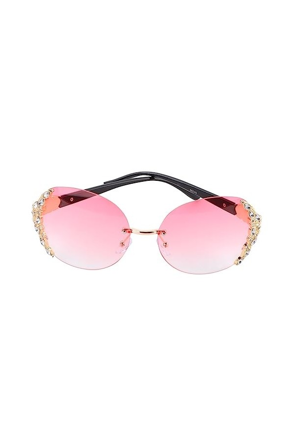 GALPADA 1 Pc Aviateurs Sans Cadre Lunettes De Mode Pour Femmes Lunettes De Soleil De Mode Pour Femmes Lunettes Sans Monture L