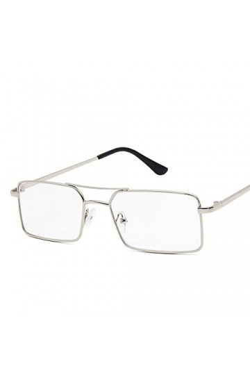 2023 Vintage Femmes Hommes Rectangle sans Monture Lunettes De Soleil Mode Carré Dégradé Lunettes De Soleil Fête Clair Lentill