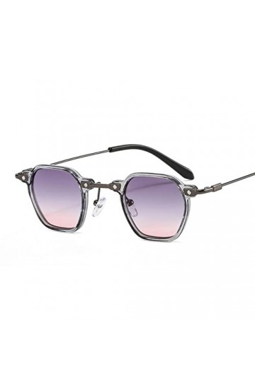 SARGE 2022 Nouvelles Lunettes de Soleil littéraires Rectangle Métal Petite Monture Lunettes de Soleil pour Femmes Rétro Class