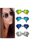 Lolita Lunettes de soleil en forme de cœur pour femme Style rétro hippie vintage Ibiza Festival Love Bleu roi
