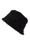 NF NITZSCHE fashion - Bonnet polaire noir pour femme - Bonnet chaud en polaire - Chapeau dhiver - Taille unique - Chapeau so